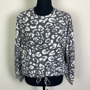 New! Nordstrom’s Know One Cares animal print sweatshirt women’s S